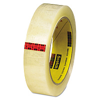 Scotch Light-Duty Packaging Tape - High Clarity, 3" Core, 1" x 72 yds, Transparent (MMM600172IND)
