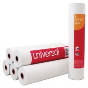 Universal Direct Thermal Printing Fax Paper Rolls, 0.5" Core, 8.5" x 98 ft, White, 6/Pack (35758)