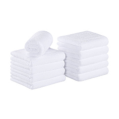 Bck2u Coral Fleece Salon Towel 16x27 White, Pack Of 10 (PNP915117WH)