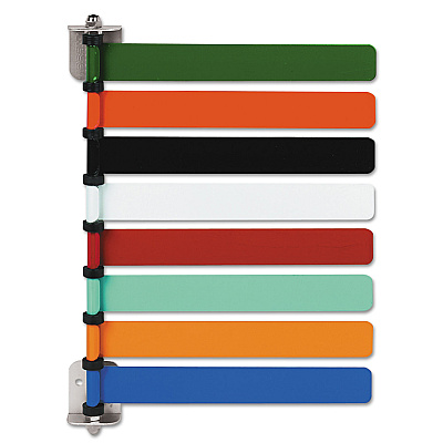 Medline Room ID Flag System, 8 Flags, Primary Colors (MIIOMD291718)