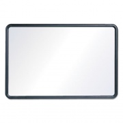 Quartet Contour Dry Erase Board, 48 x 36, Melamine White Surface, Black Plastic Frame (7554)