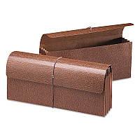 Smead Classic Expanding Wallets, 3.5" Expansion, 1 Section, Elastic Cord Closure, Check Size, Redrope (SMD71350)