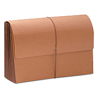 Smead TUFF Expanding Wallets, 7" Expansion, 1 Section, Elastic Cord Closure, Legal Size, Redrope (SMD71167)