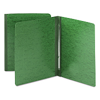 Smead Prong Fastener Pressboard Report Cover, Two-Piece Prong Fastener, 3" Capacity, 8.5 x 11, Green/Green (SMD81451)