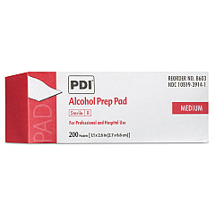 Sani Professional PDI Alcohol Prep Pads, 200/Box (NICB60307)