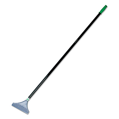 Unger Heavy-Duty Floor Scraper, 8" Blade, 5 ft Handle, Zinc Alloy Head (UNGHDSS)