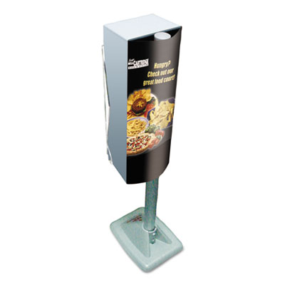 Scott Mega Cartridge Napkin System Pole Mount Kit, 11.8 x 8.8 x 38.3, Gray (KCC09135)
