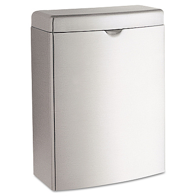 Bobrick Contura Receptacle, 1 gal, Stainless Steel (BOB270)