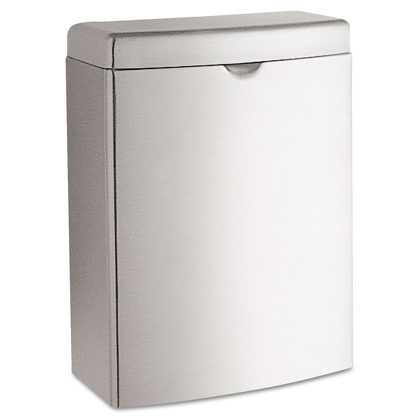 Bobrick Contura Receptacle, 1 gal, Stainless Steel (BOB270)