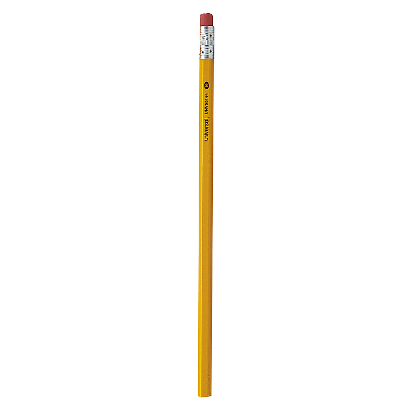 Universal #2 Woodcase Pencil Value Pack, HB (#2), Black Lead, Yellow Barrel, 144/Box (UNV55144)