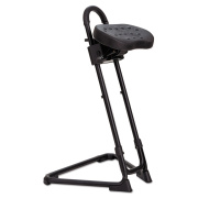 Alera SS Series Sit/Stand Adjustable Stool, Supports Up to 300 lb, Black (SS600)
