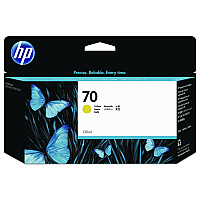 HP 70, (C9454A) Yellow Original Ink Cartridge