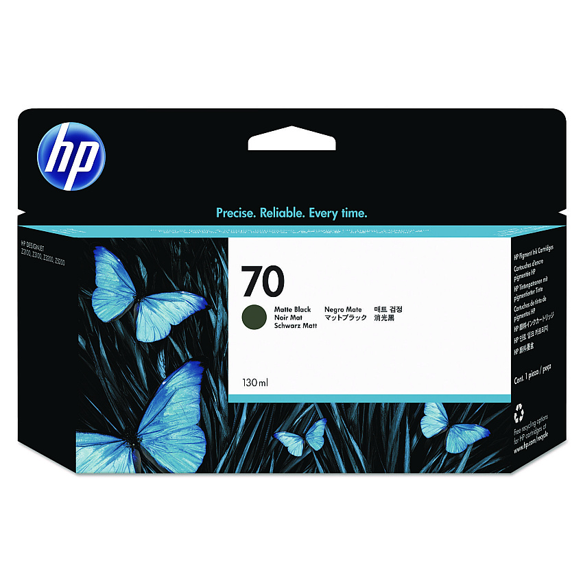 HP 70, (C9448A) Matte Black Original Ink Cartridge
