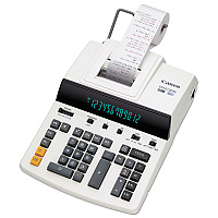 Canon CP1213DIII 12-Digit Heavy-Duty Commercial Desktop Printing Calculator, Black/Red Print, 4.8 Lines/Sec (CNM9933B001)