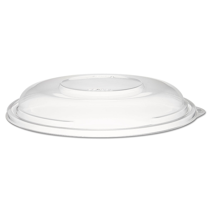 Dart PresentaBowls Clear Dome Lids, 7.3 Diameter x 1.1 h, Clear, Plastic, 63 Lids/Bag, 4 Bags/Carton (DCCC64BDL)