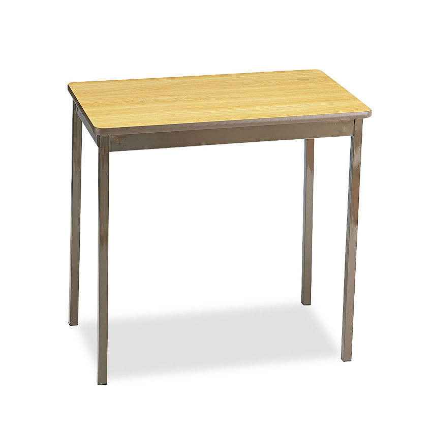 Barricks Utility Table, Rectangular, 30w x 18d x 30h, Oak/Brown (BRKUT183030LQ)
