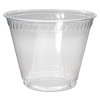 Fabri-Kal Greenware Cold Drink Cups, 9 oz, Clear, Old Fashioned, 50/Sleeve, 20 Sleeves/Carton (FABGC9OF)