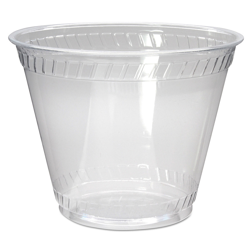 Fabri-Kal Greenware Cold Drink Cups, 9 oz, Clear, Old Fashioned, 50/Sleeve, 20 Sleeves/Carton (FABGC9OF)