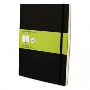 Moleskine Classic Softcover Notebook, 1-Subject, Unruled, Black Cover, (192) 10 x 7.5 Sheets (MSX17)