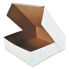 SCT BAKERY BOXES, 16 X 16 X 5, WHITE, 50/CARTON (0995)