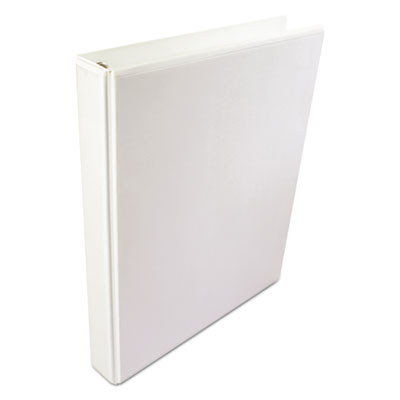 Wilson Jones A4 International Round Ring View Binder, 4 Rings, 3" Capacity, 11.63 x 8.13, White (40833)