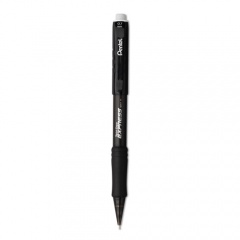 Pentel Twist-Erase EXPRESS Mechanical Pencil, 0.7 mm, HB (#2.5), Black Lead, Black Barrel, Dozen (QE417A)