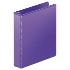 Wilson Jones Heavy-Duty D-Ring View Binder with Extra-Durable Hinge, 3 Rings, 1.5" Capacity, 11 x 8.5, Purple (38534267)