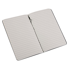 Moleskine Cahier Journal, 1-Subject, Narrow Rule, Black Cover, (64) 5.5 x 3.5 Sheets, 3/Pack (HBGQP311)