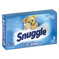 Snuggle Vend-Design Fabric Softener Sheets, Blue Sparkle, 2 Sheets/Box, 100 Boxes/Carton (VEN2979929)
