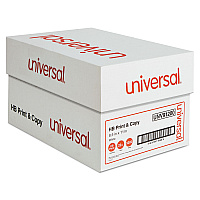 Universal High-Bright Multipurpose Paper, 20 lb Bond Weight, 8.5 x 11, White, 500 Sheets/Ream, 10 Reams/Carton (UNV91200)
