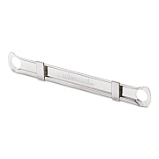 Universal Two-Piece Two-Prong Paper Fastener Compressors, 2.75" Center to Center, Silver, 100/Box (UNV81024)