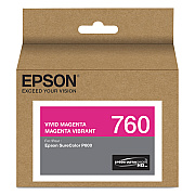 Epson T760320 (760) UltraChrome HD Ink, Vivid Magenta