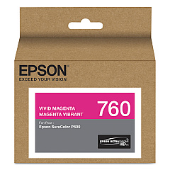 Epson T760320 (760) UltraChrome HD Ink, Vivid Magenta