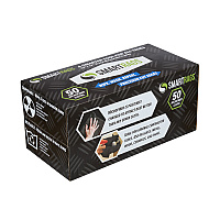 Smart Rags Microfiber Cloths 12x12 Black, Case Of 400 (M950BLK)