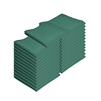 Mariposa Poly Spun Napkin 20x20 Green, Pack Of 25 (PNP-NAP-GREEN-25)