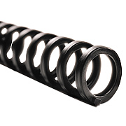 GBC ProClick Easy Edit Spines, 5/16" Diameter, 45 Sheet Capacity, Black, 100/Box (GBC2514700)