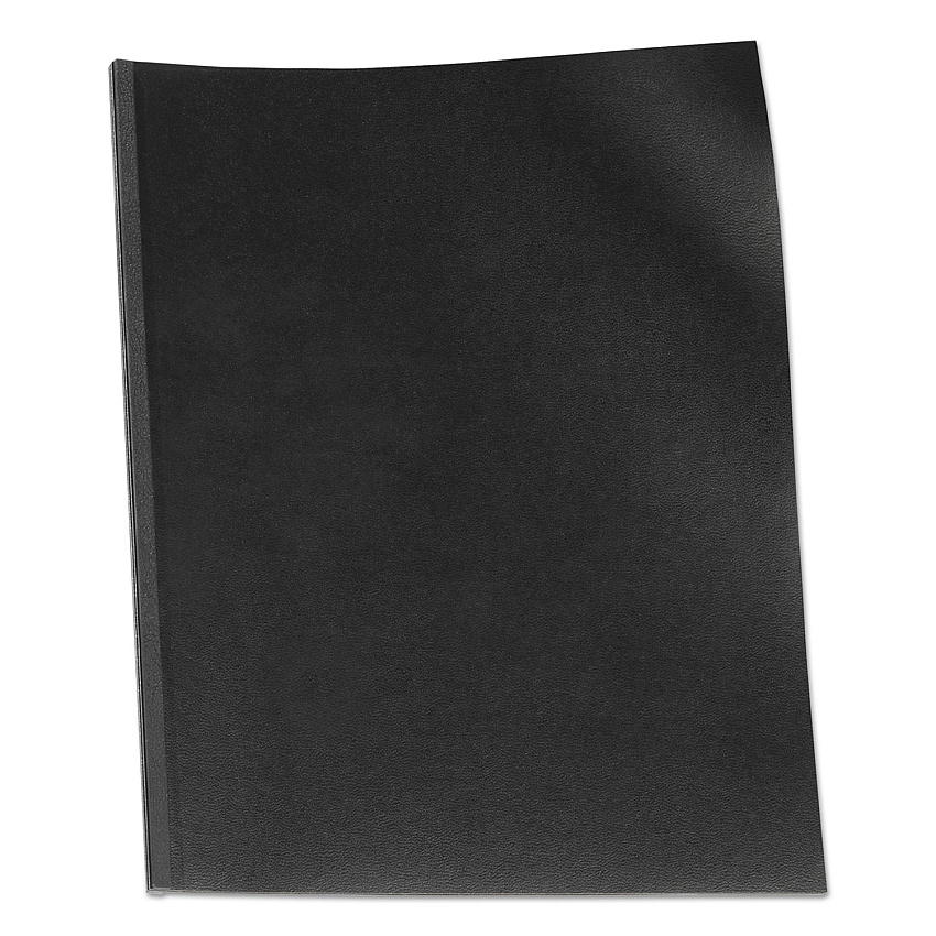 GBC VeloBind Presentation Covers, Black, 11 x 8.5, Punched & Scored, 50/Pack (GBC9742230)