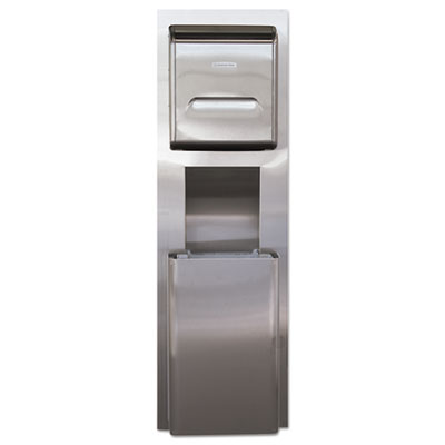 Kimberly-Clark Mod Stainless Steel Recessed Wall Unit With Trash Receptacle, 11 X 4.5 X 54.5 (KCC35370)