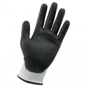 KleenGuard G60 ANSI Level 2 Cut-Resistant Glove, 240 mm Length, Large/Size 9, White/Black, 12 Pairs (38691)