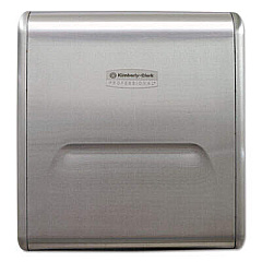 Kimberly-Clark Mod Recessed Dispenser Narrow Housing, 10.75 X 4 X 15.37, Stainless Steel (KCC31498)
