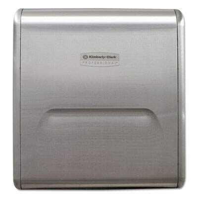 Kimberly-Clark Mod Recessed Dispenser Narrow Housing, 10.75 X 4 X 15.37, Stainless Steel (KCC31498)