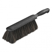 Carlisle Counter/Radiator Brush, Black Horsehair Blend Bristles, 8" Brush, 5" Black Handle (3622503)