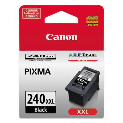 Canon 5204B001 (PG-240XXL) ChromaLife100+ Extra High-Yield Ink, 600 Page-Yield, Black