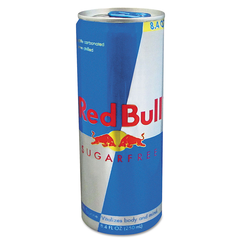 Red Bull Energy Drink, Sugar-Free, 8.4 oz Can, 24/Carton (RDB122114)