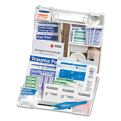 First Aid Only Sports First Aid Kit for 10 People, 71 Pieces, Plastic Case (FAOSM134)