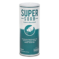Fresh Products Super-Sorb Liquid Spill Absorbent, Lemon Scent, 720 oz Absorbing Volume, 12 oz Shaker Can (FRS614SSEA)