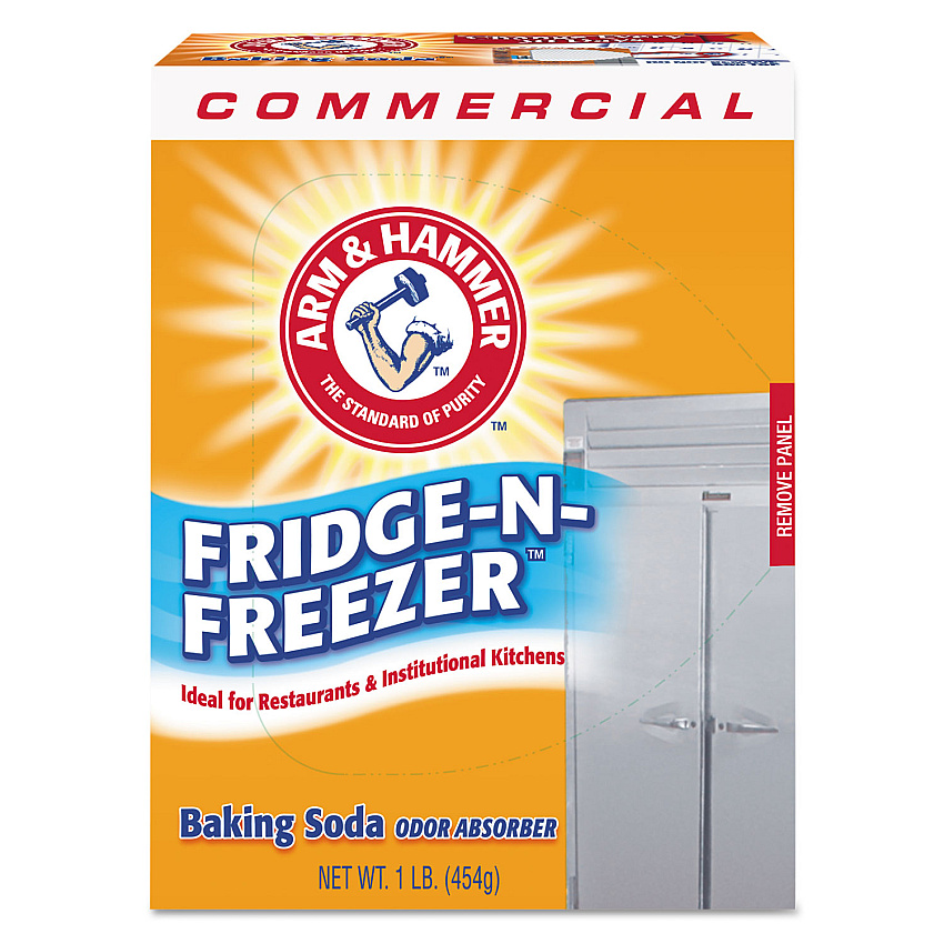 Arm & Hammer Fridge-n-Freezer Pack Baking Soda, Unscented, 16 oz, Powder (CDC3320084011)