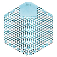 Fresh Products Wave 3D Urinal Deodorizer Screen, Ocean Mist Scent, Blue, 10 Screens/Box (FRS3WDS60OMIBX)