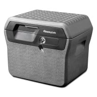 Sentry Safe Waterproof Fire-Resistant File, 0.66 cu ft,16.63w x 13.88d x 14.13h, Charcoal Gray (SENFHW40100)