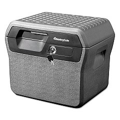 Sentry Safe Waterproof Fire-Resistant File, 0.66 cu ft,16.63w x 13.88d x 14.13h, Charcoal Gray (SENFHW40100)